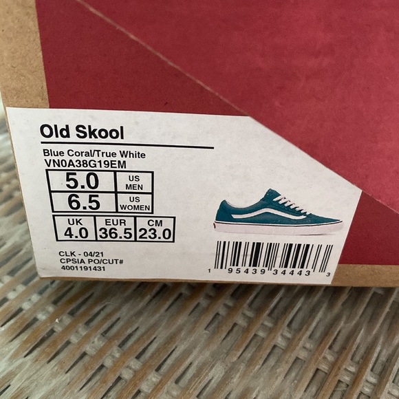 Vans Old Skool sneakers size 6.5 Womens , 5 Mens - Picture 10 of 10